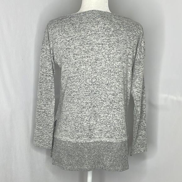 NWT bobeau grey layered sweater -  very oversized - Picture 3 of 10